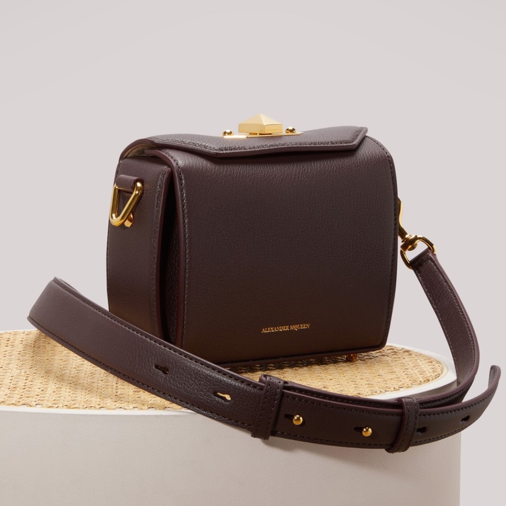 Alexander McQueen Box Shoulder Bag Leather 17